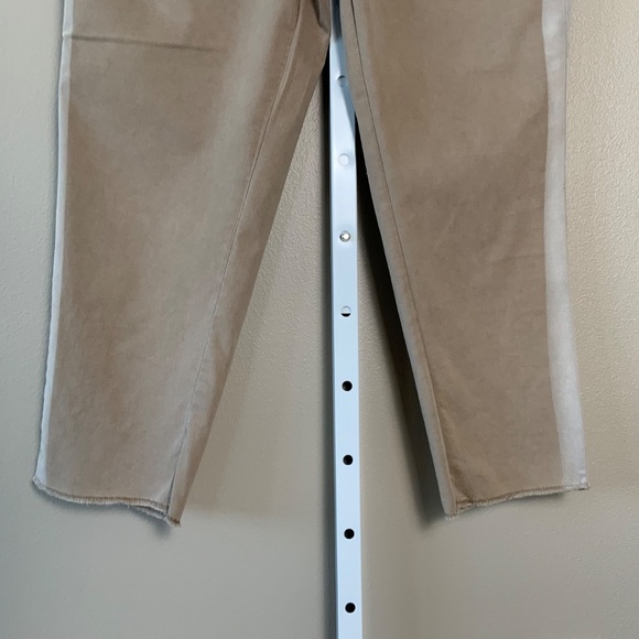 GAP Cropped Tuxedo Stripe Girlfriend Chino - Picture 7 of 16